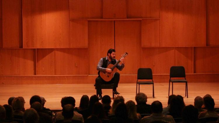 guitarist on stage