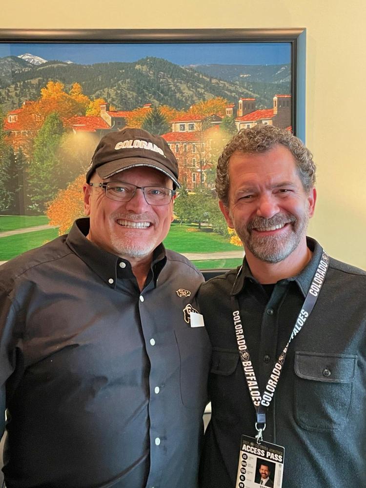 Dean John Davis and CU President Todd Saliman