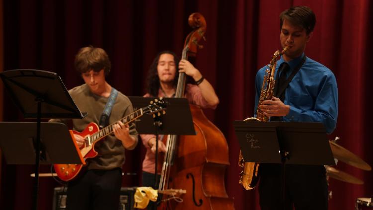 jazz band on stage in the 2010s