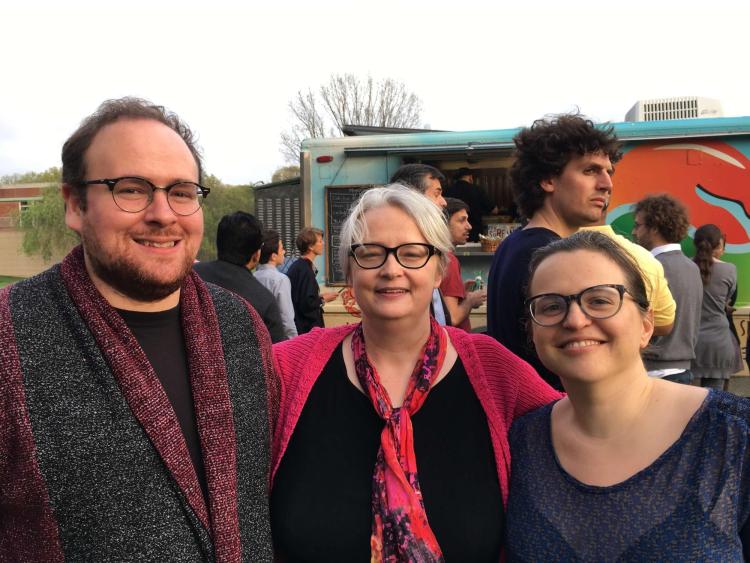 rebecca maloy with friends