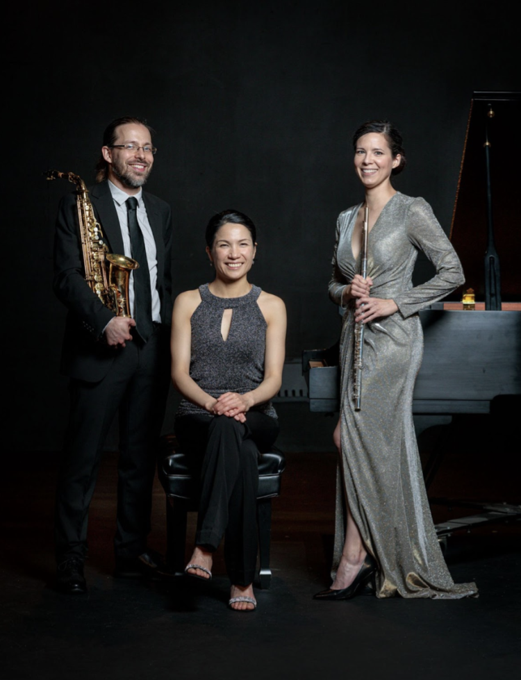 Colleen White (DMA ’17), Paul Zaborac (DMA ’17) and Cecilia Lo-Chien Kao (DMA ’19)