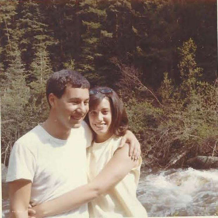 Sue and Barry Baer as CU Boulder students in 1965.