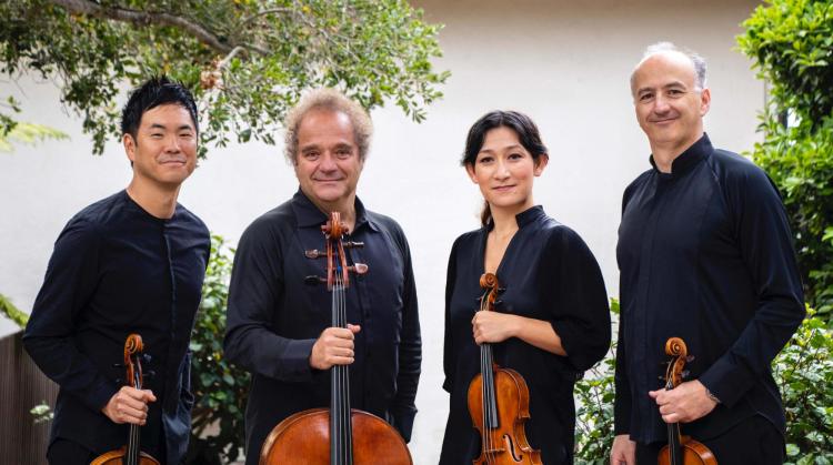 Takacs Quartet posing
