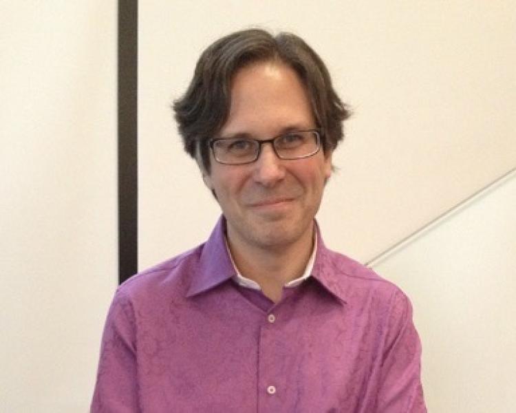 Associate professor of music composition + technology Michael Theodore