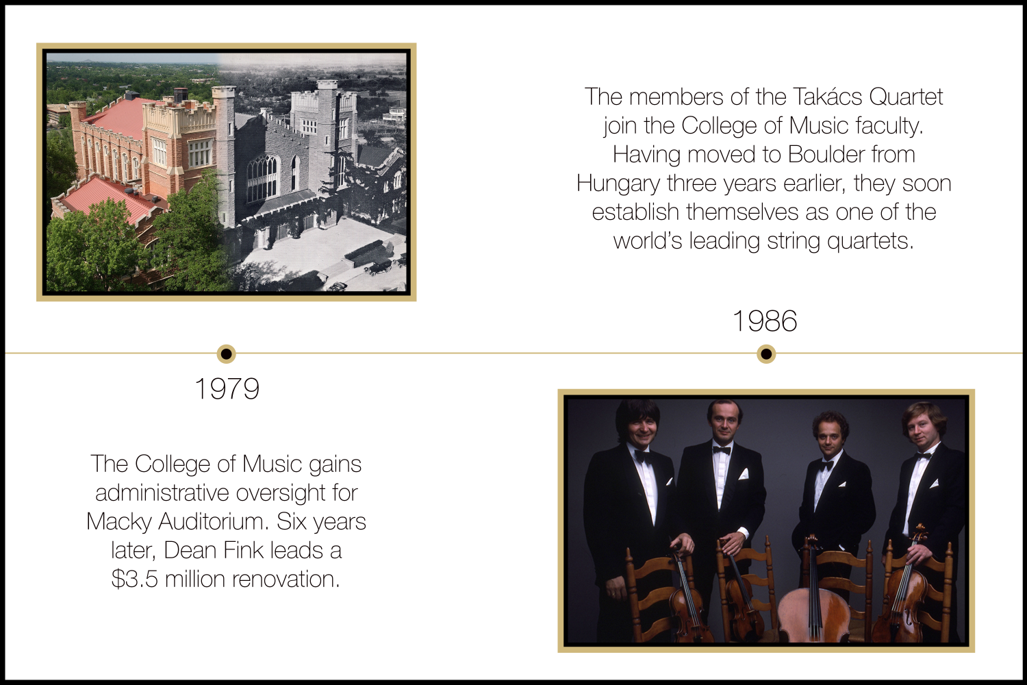 macky auditorium and the takacs quartet 1979-1986