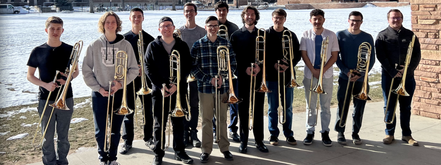 CU Boulder trombone studio
