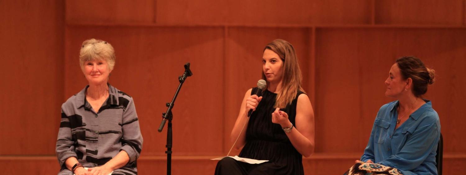 Cleveland orchestra members on stage