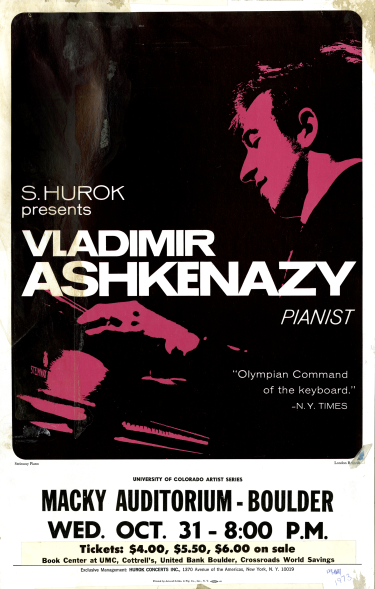 artist series poster vladamir ashkenazy