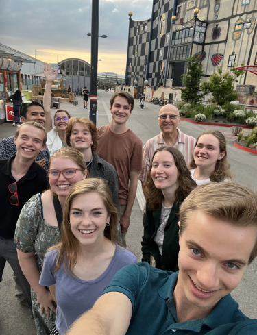 CU Boulder Study Abroad students in Vienna