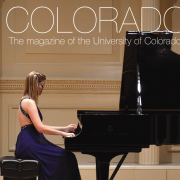 piano player on the cover of colorado music magazine