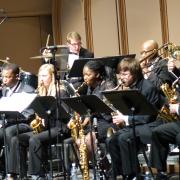 jazz ensemble on stage