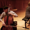 Margaret McDonald and David Requiro rehearsing