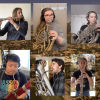 students perform alma mater