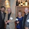 Carter Pann, Chris Christoffersen, Barbara Christoffersen and Daniel Kellogg at a dinner celebrating the Christoffersens’ latest gift to the College of Music.