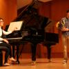 collaborative pianist on stage