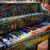 jack gaffney splattered piano