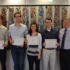 outstanding students pose