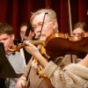 campus orchestra on stage
