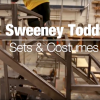 Scaffolding of the Sweeney Todd set 