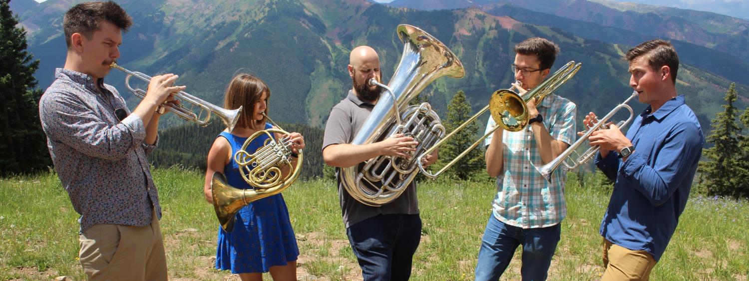 Brass quintet in Aspen
