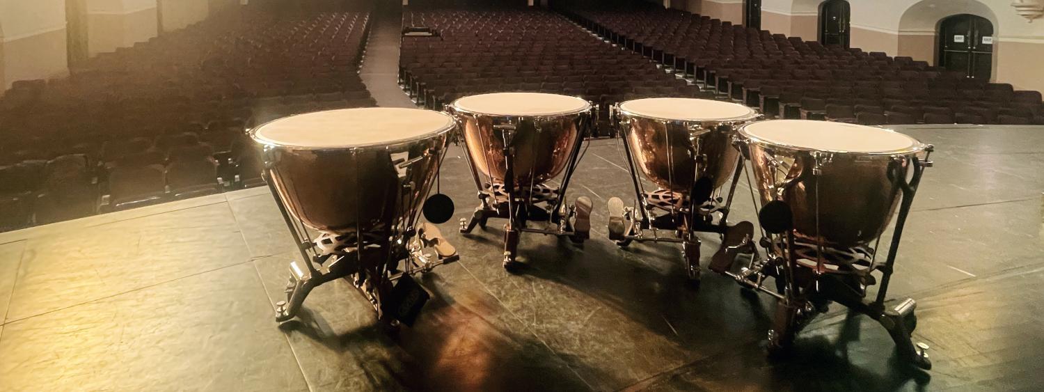 Percussion in Macky Auditorium
