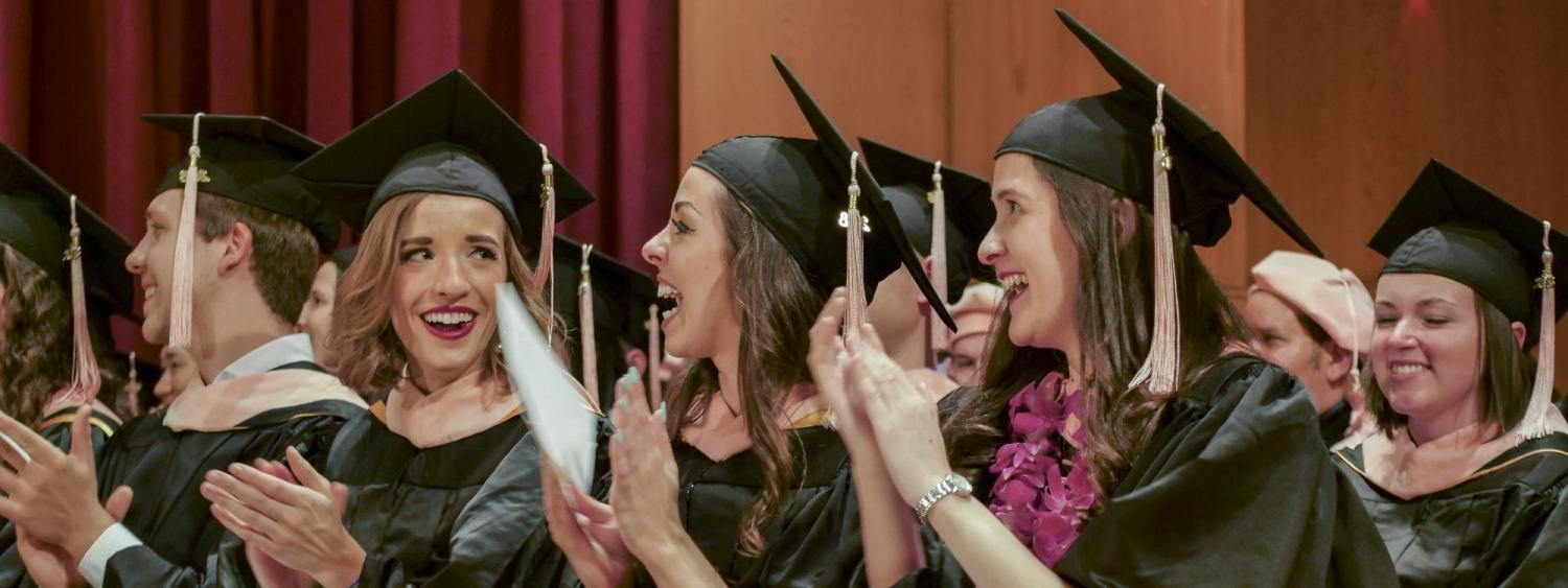 Graduates graduating