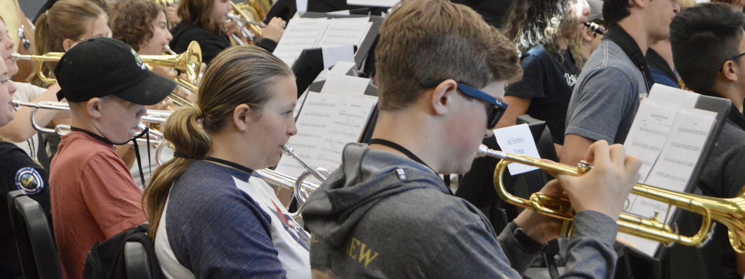 Middle School Summer Music Academy students