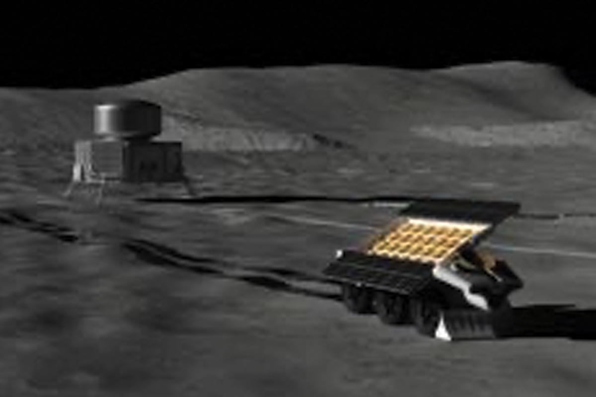 Artist illustration of FarView on the Moon