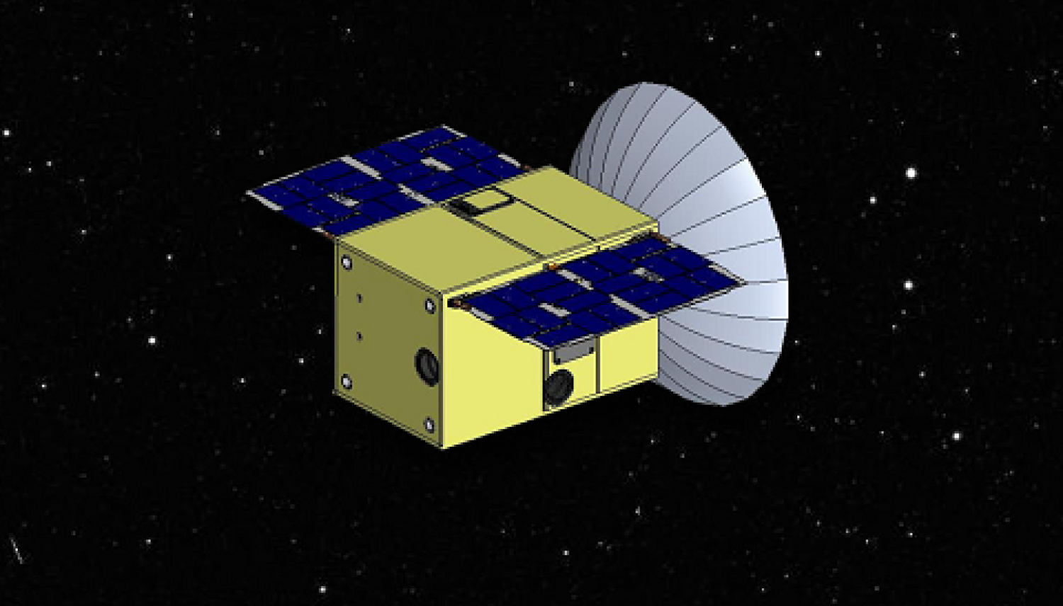 An artist's impression of Capstone. Tyvak Nano-satellite Systems