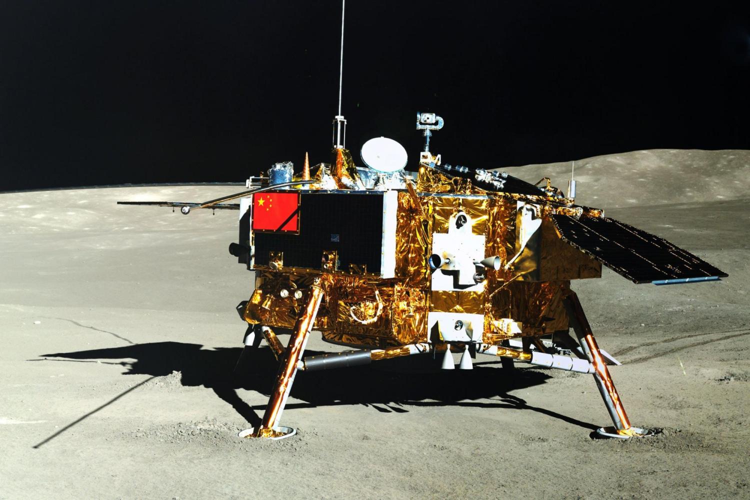 China's Chang’e-4 lander and its small rover, Yutu 2