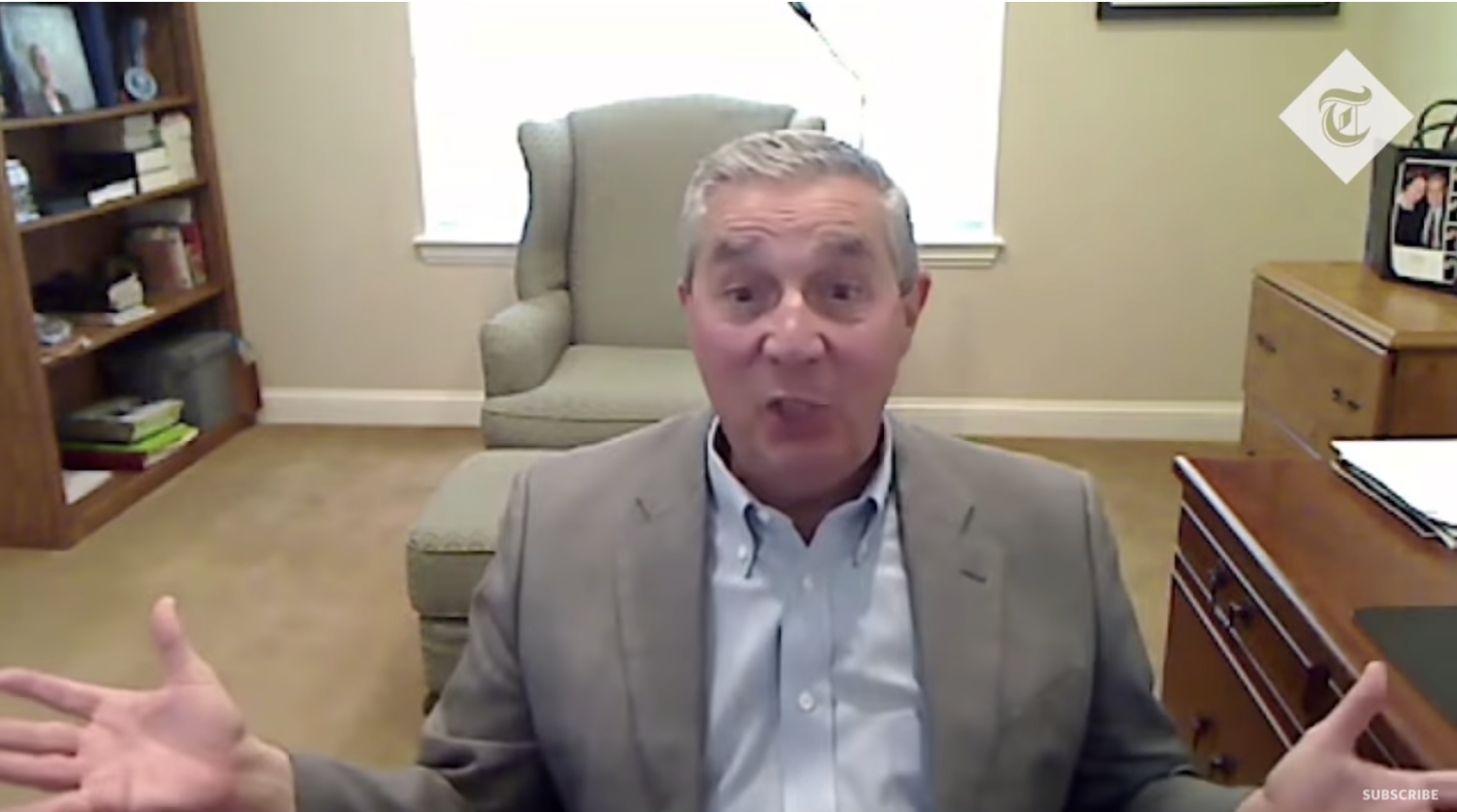 Dr. Jack Burns NASA Advisory Council speaking on video