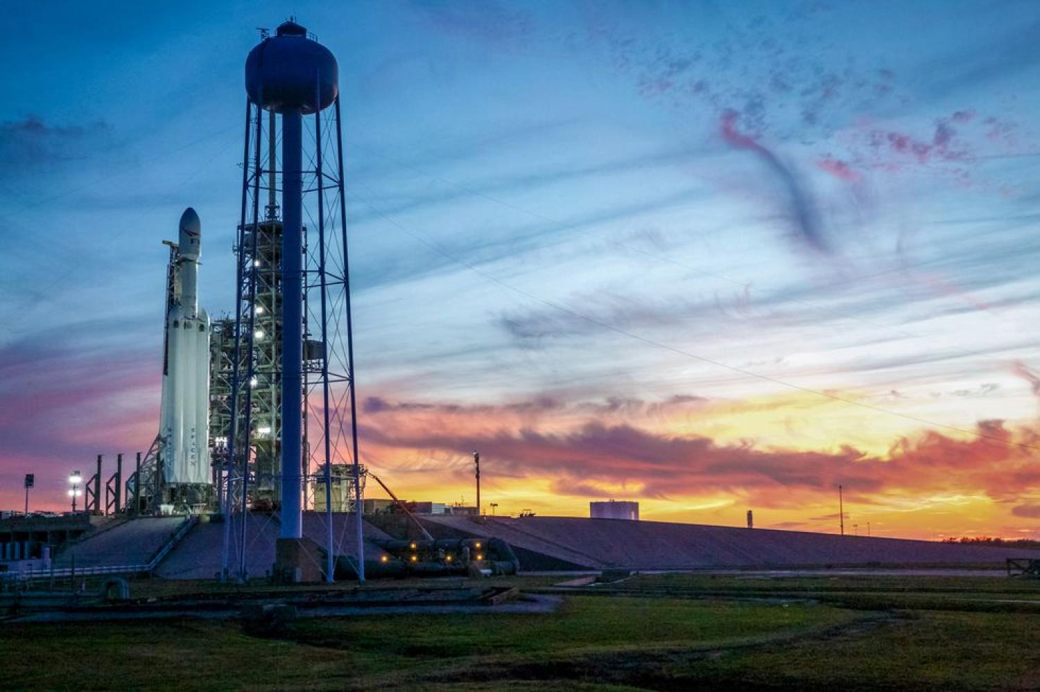 Falcon Heavy at KSC by Jay Bennett