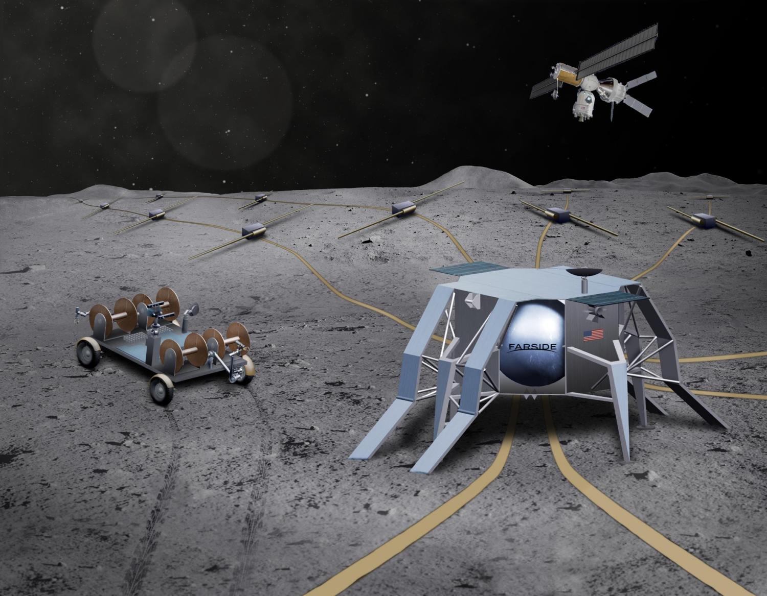 FARSIDE illustration on the Moon