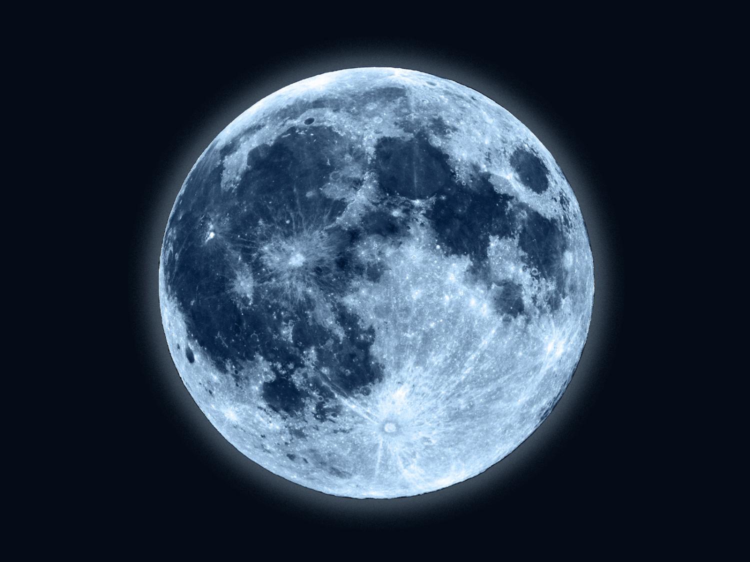 Photo of the moon from Getty Images