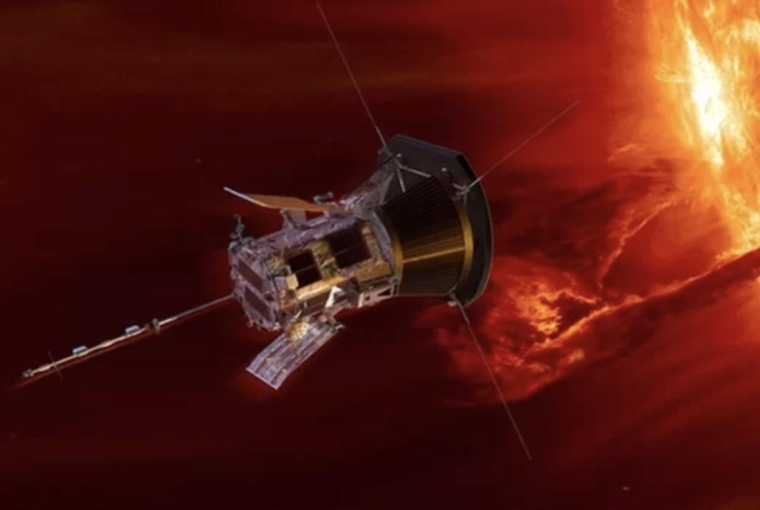 Artist illustration of Parker Solar Probe