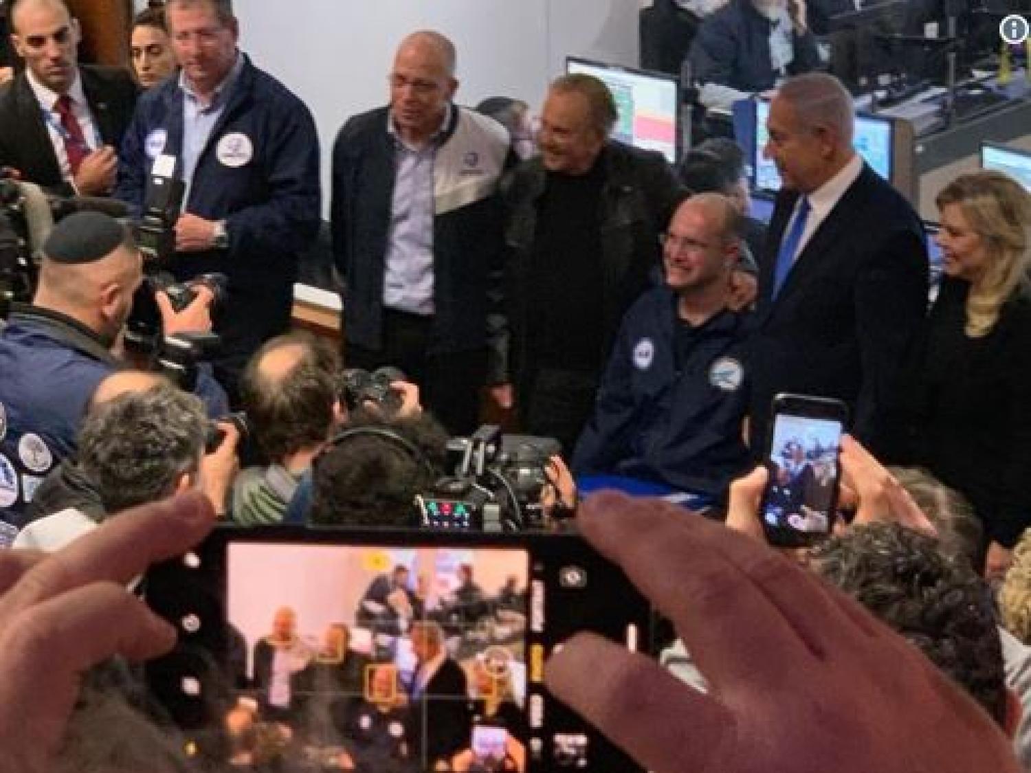 Photo of Mission Team after Beresheet Launched successfully