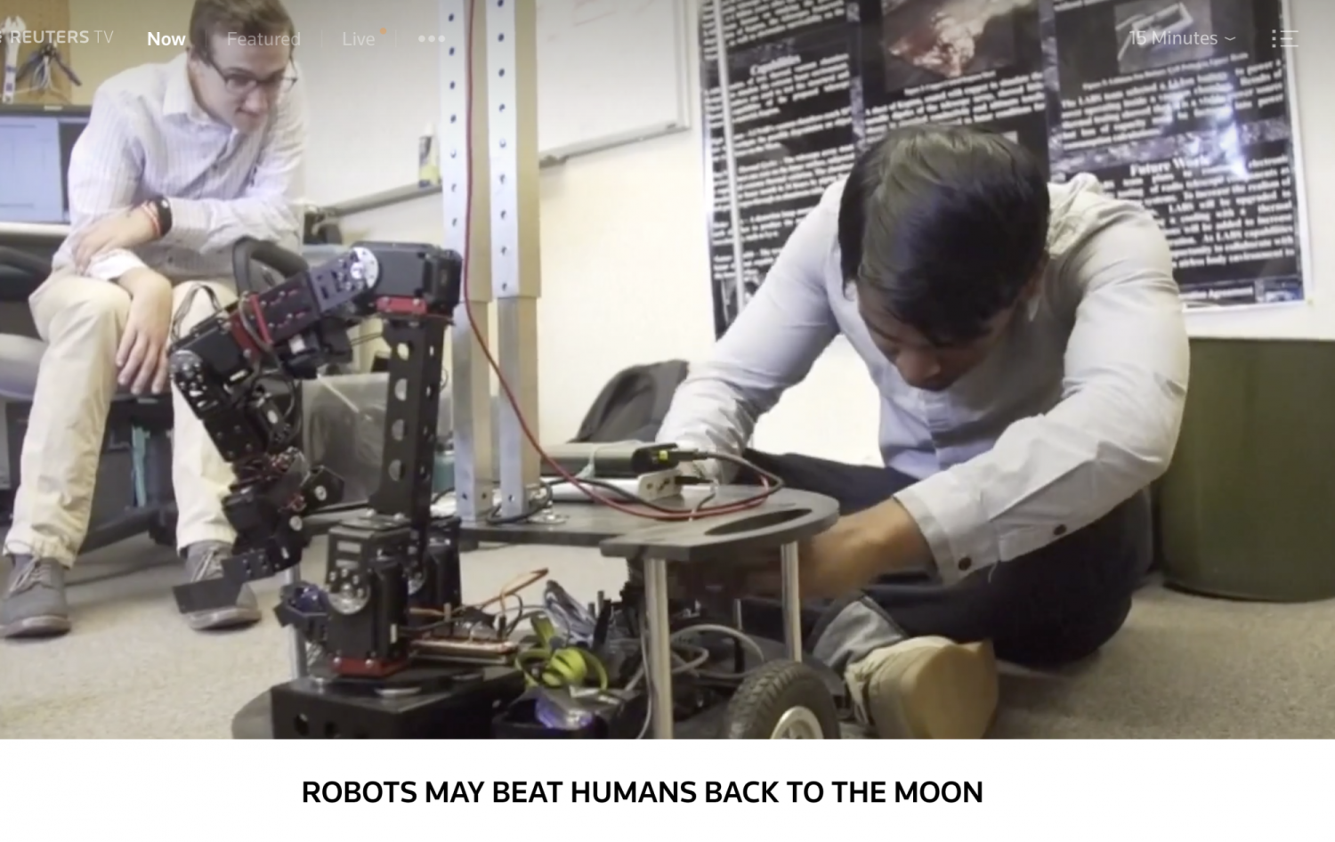 Robots may beat humans back to the moon Robots may beat humans back to the moon