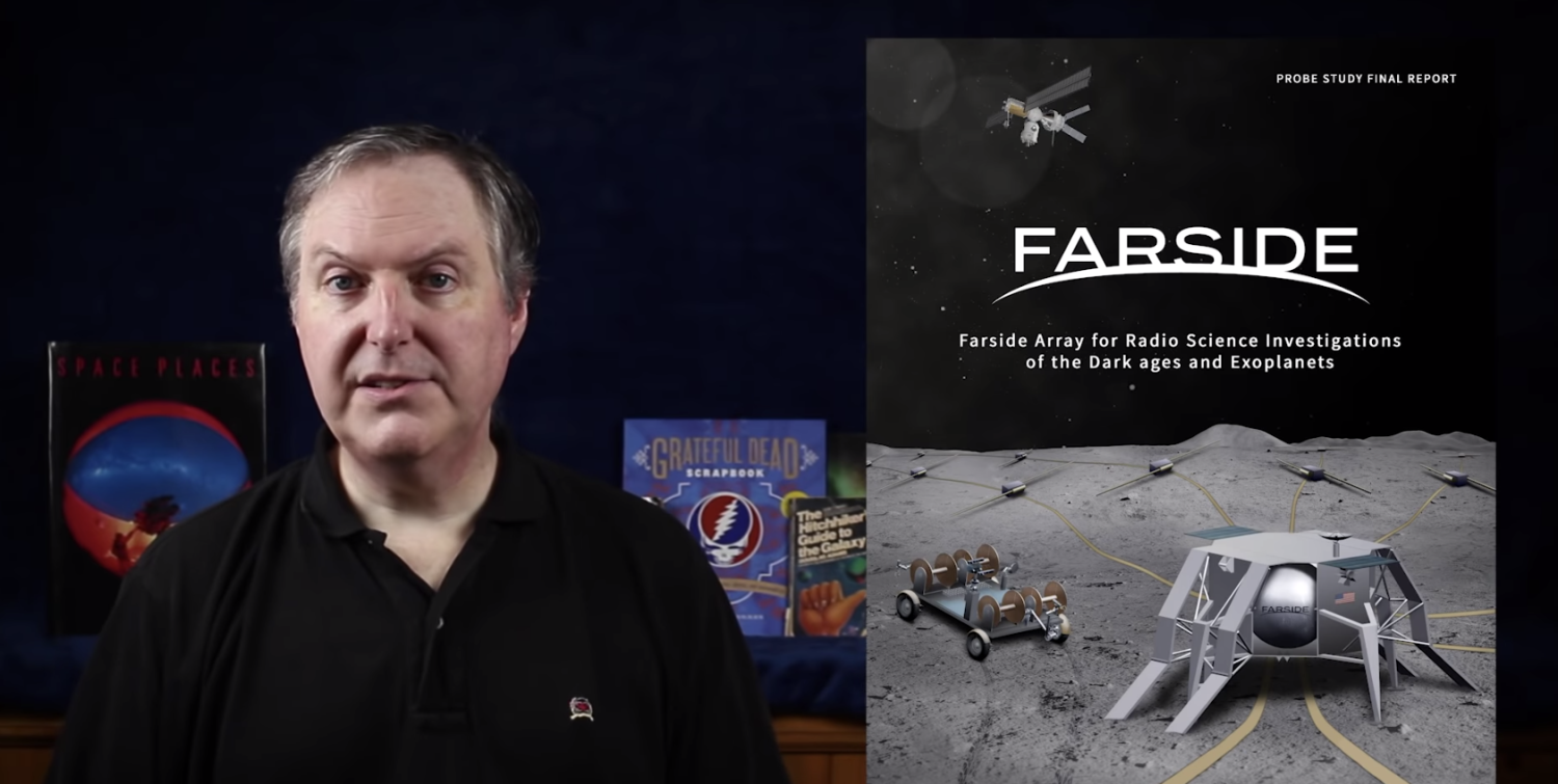 Screen shot from Telescopes on the Moon video of the FARSIDE project