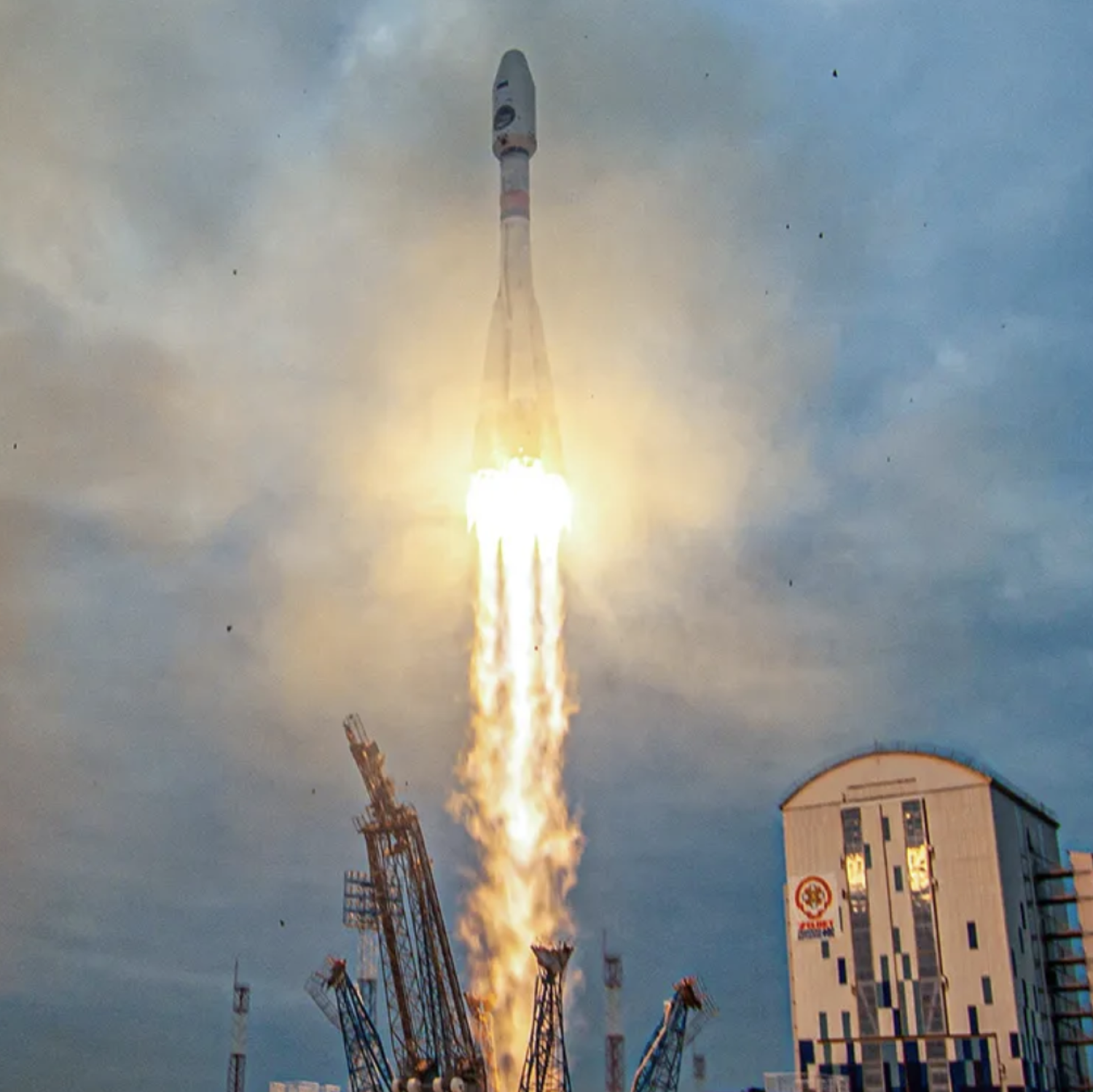 Photo of a rocket launch