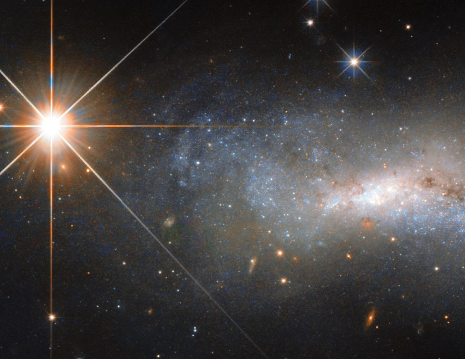 Stars with Galaxy NASA image