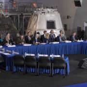 National Space Council Public meeting in February 2018 at the Kennedy Space Center.
