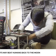 Robots may beat humans back to the moon Robots may beat humans back to the moon