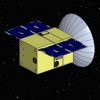 An artist's impression of Capstone. Tyvak Nano-satellite Systems