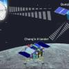 Chinese Relay Satellite illustration by Cena Lau