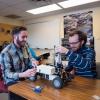 CU Students work on telerobotics