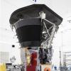 Parker Solar Probe sits in the clean room