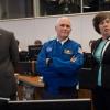 Vice President Mike Pence, center in Mission Control Houston, will oversee all space decisions made by the Trump administration.