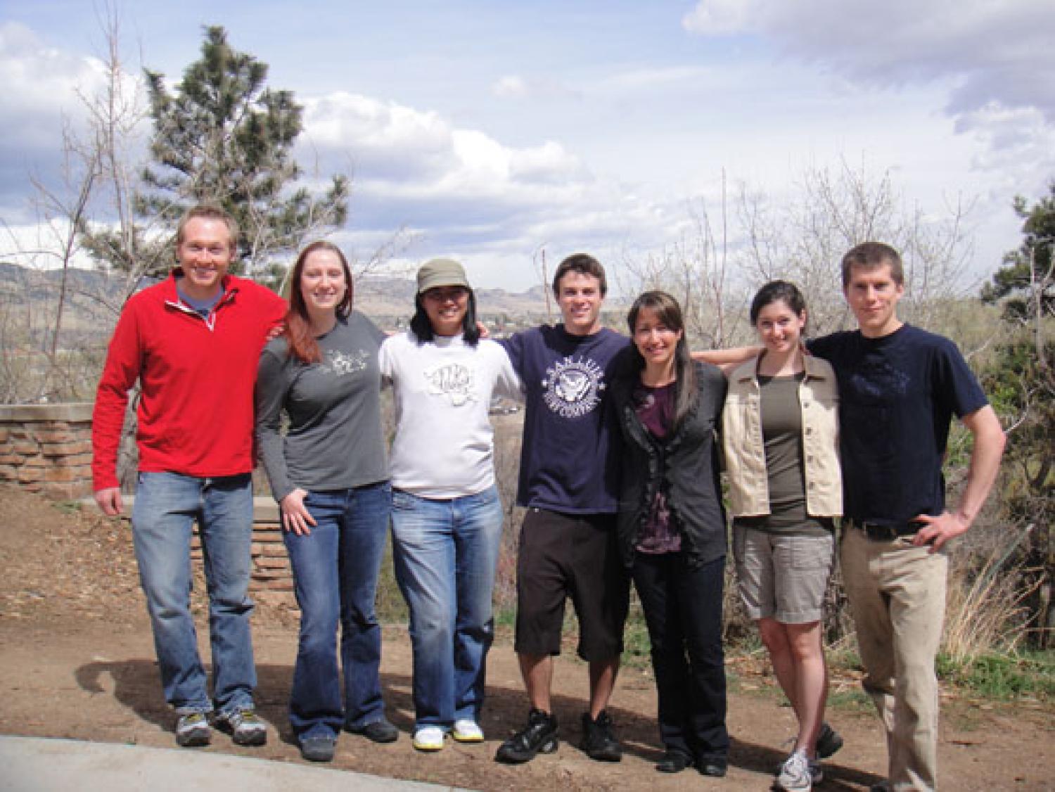 Our lab group on a field trip