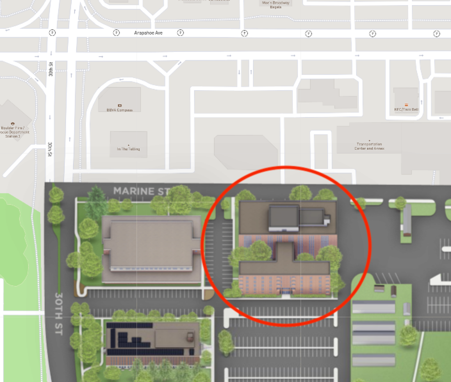 ARC building map