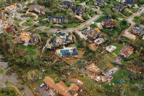 Texas town ravaged by tornado